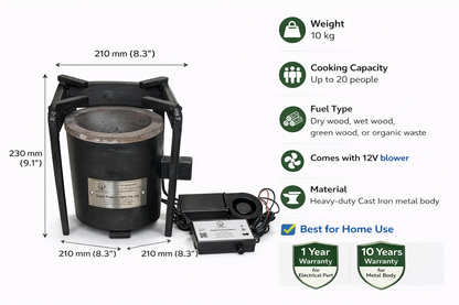 Domestic Wood Stove (W1) Separate Stand